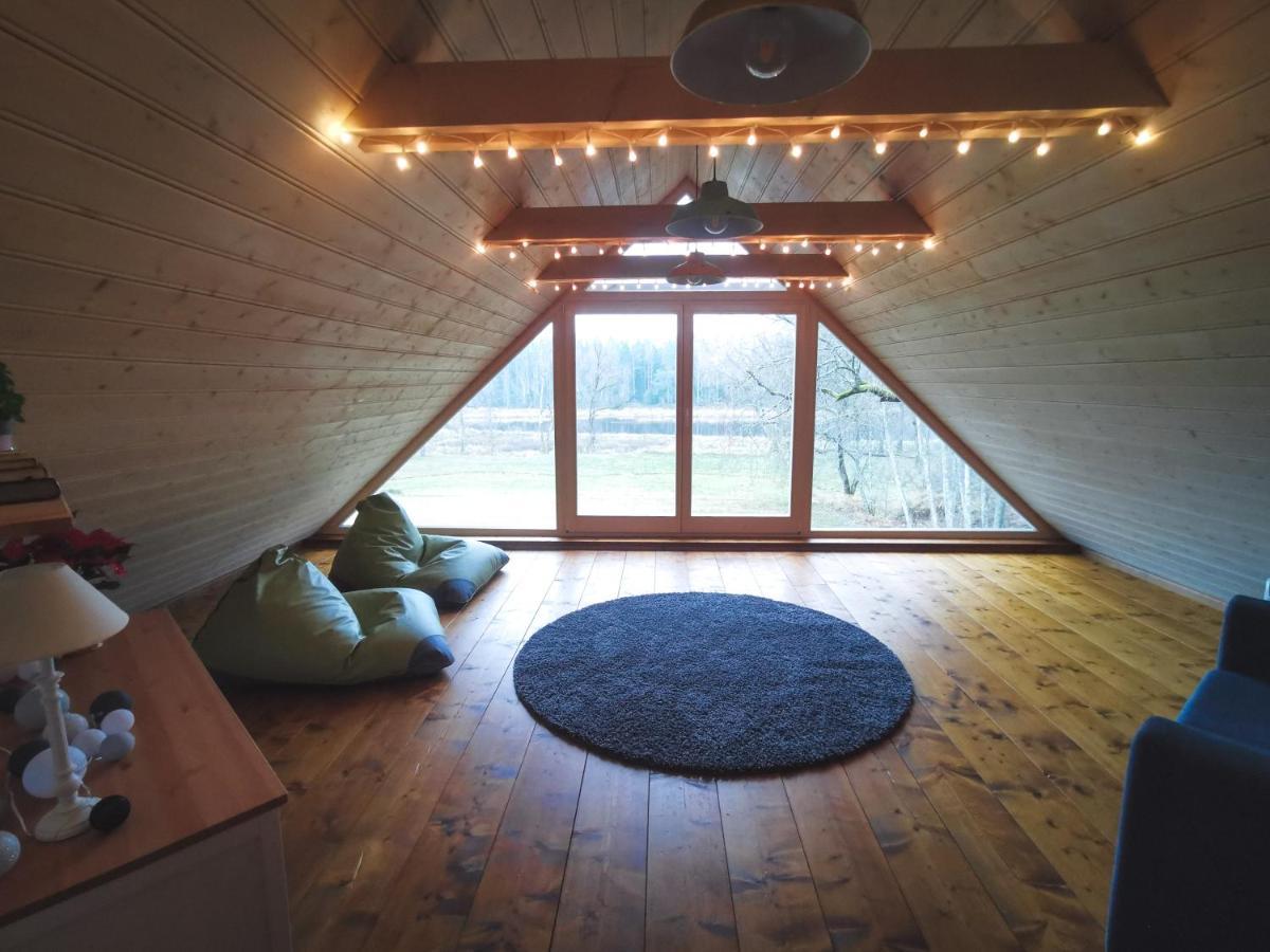 "Gaujmale" Sauna House In Nature Laukbeitini Exterior foto