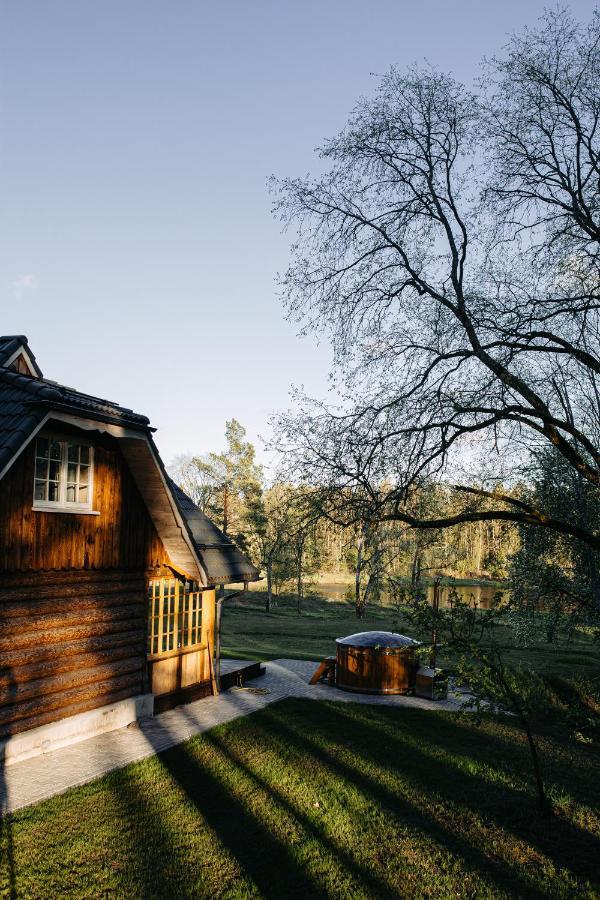 "Gaujmale" Sauna House In Nature Laukbeitini Exterior foto