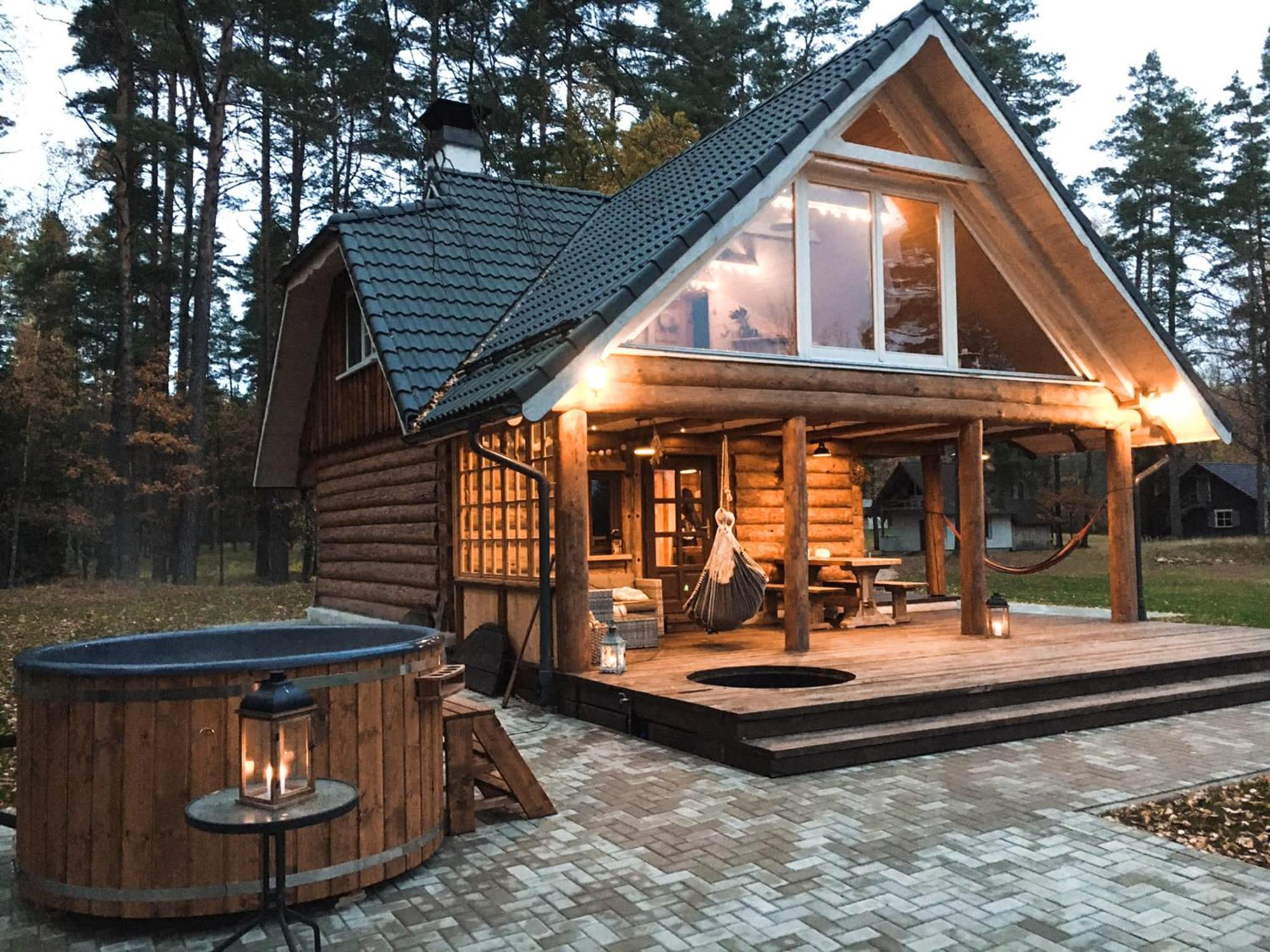 "Gaujmale" Sauna House In Nature Laukbeitini Exterior foto